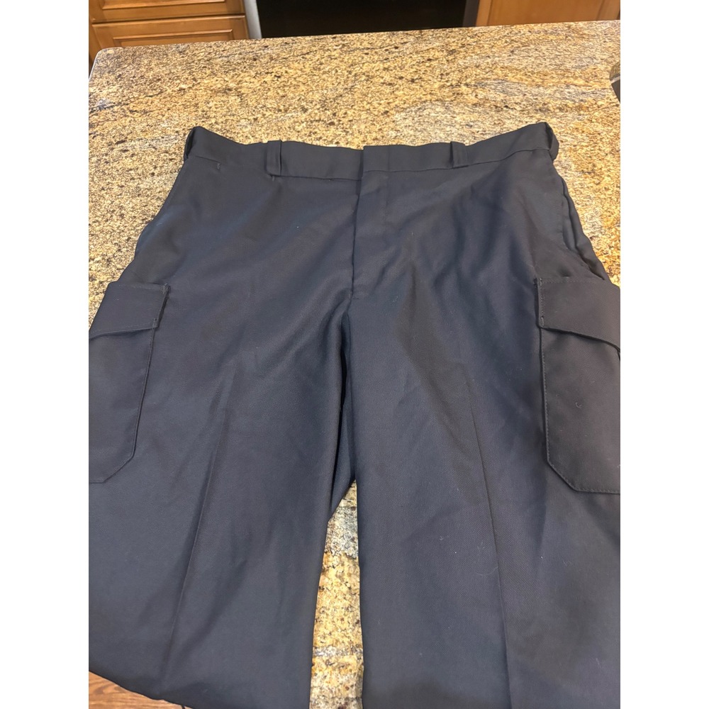 NWT Flying Cross Mens 40 Reg Cargo Pants Navy Wool Blend Uniform F1 47680